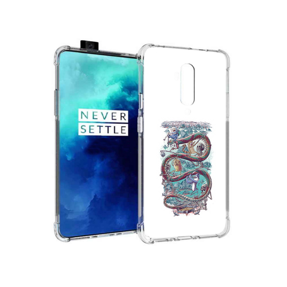 

Чехол MyPads Tocco для OnePlus 7T Pro время приключений страшилка (PT139735.142.280), Прозрачный, Tocco