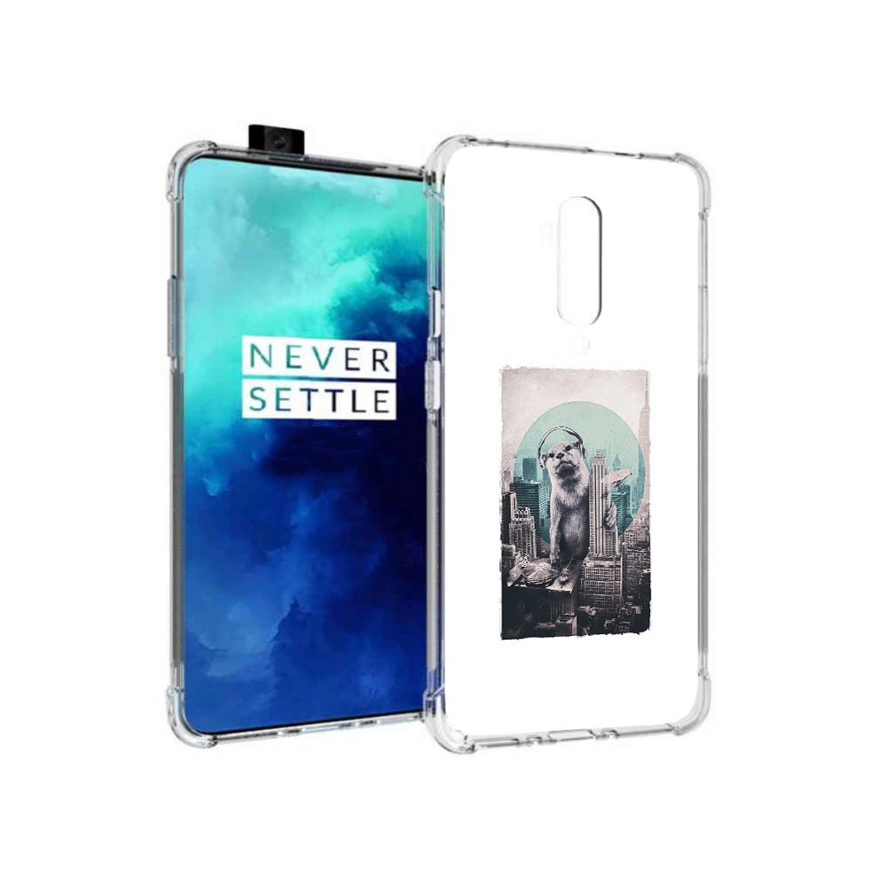 

Чехол MyPads Tocco для OnePlus 7T Pro выдра в городе (PT139735.142.283), Прозрачный, Tocco