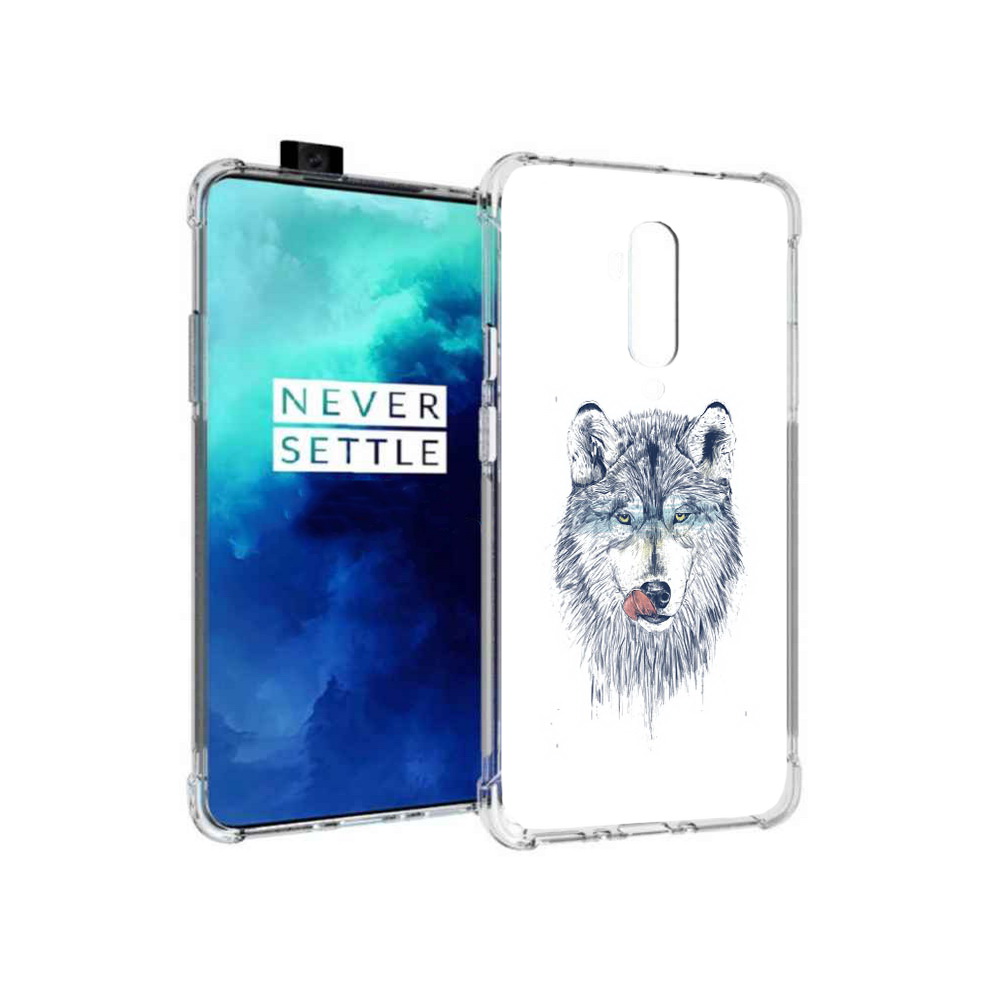

Чехол MyPads Tocco для OnePlus 7T Pro голодгый волк (PT139735.142.292), Прозрачный, Tocco