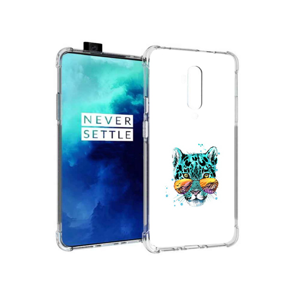 

Чехол MyPads Tocco для OnePlus 7T Pro голубой лео (PT139735.142.294), Прозрачный, Tocco
