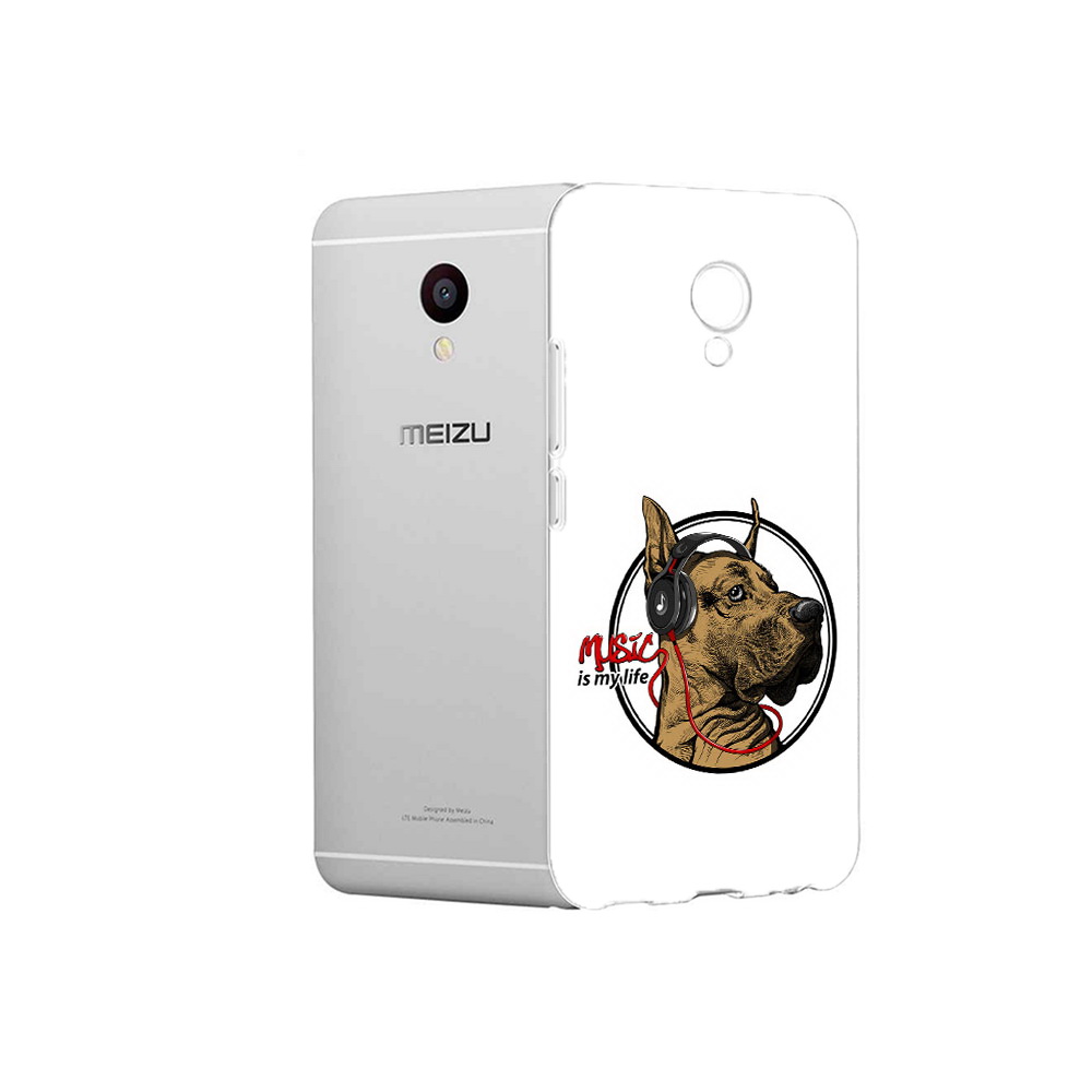 

Чехол MyPads Tocco для Meizu M3 музыкальная собака (PT46043.81.490), Прозрачный, Tocco