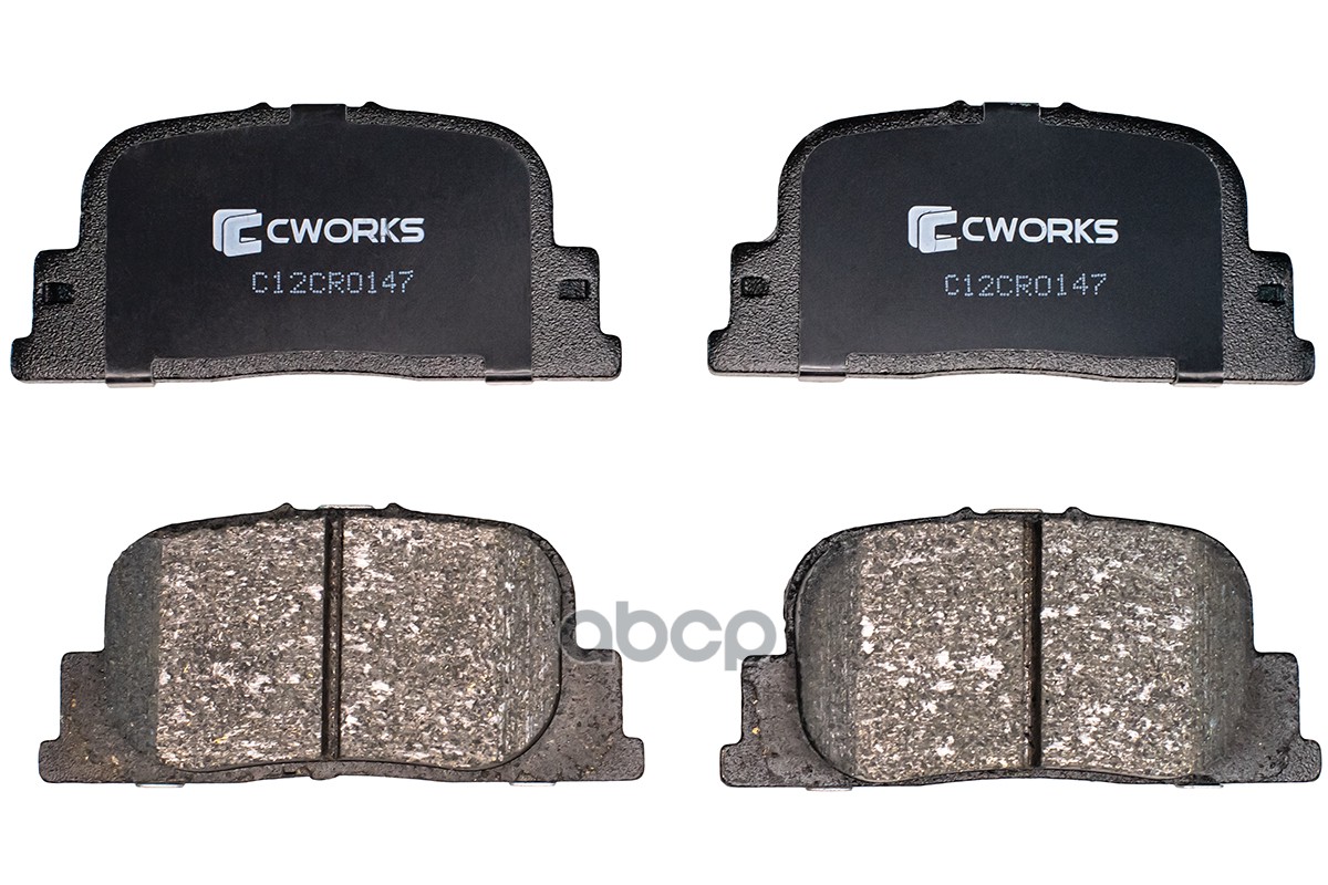 Тормозные колодки CWORKS задние Low Metallic C12CR0147