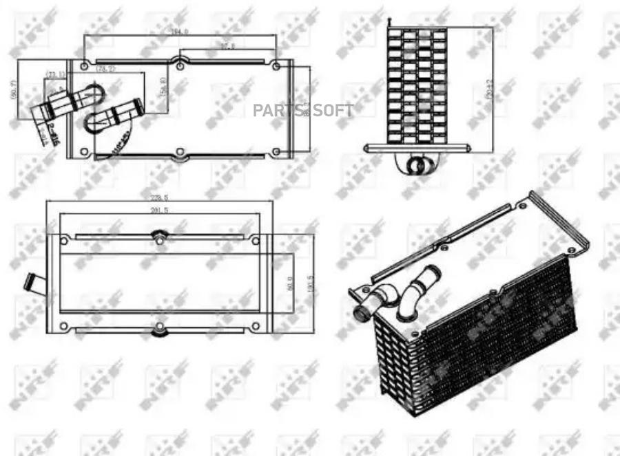 

Интеркулер VW Polo 1.2 09- NRF 30292