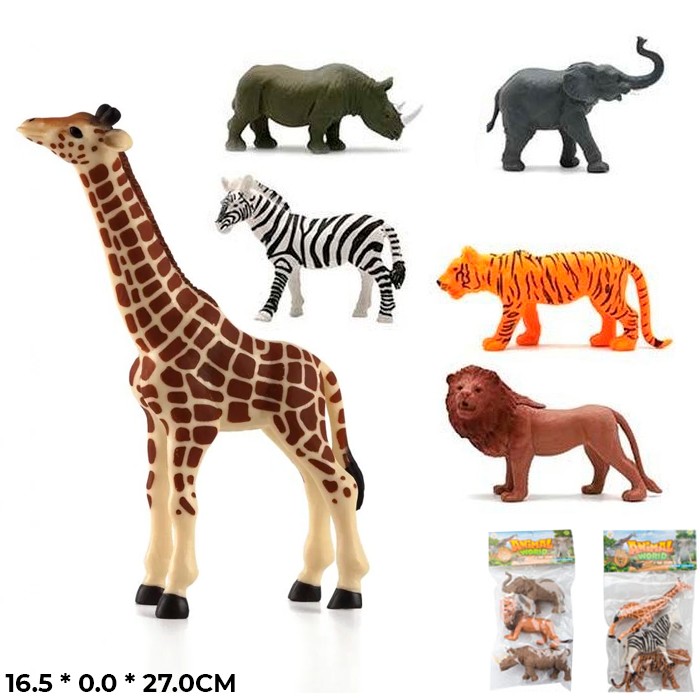 

Набор животных 666-2HJ Сафари в пак., 516-763