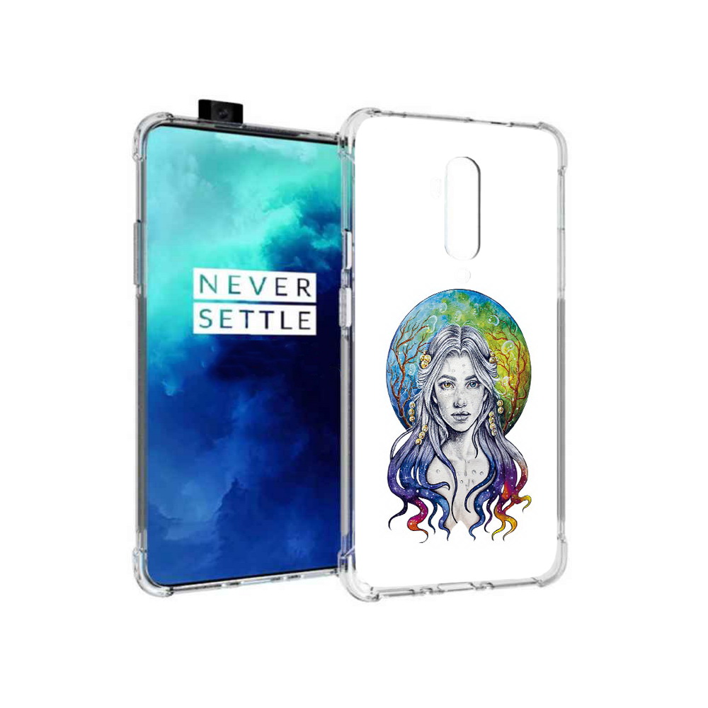

Чехол MyPads Tocco для OnePlus 7T Pro девушка с красивыми волосами (PT139735.142.313), Прозрачный, Tocco