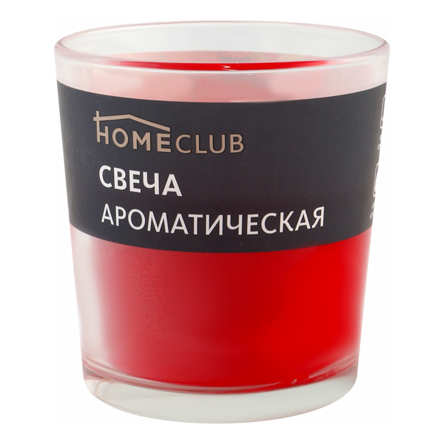Ароматическая свеча Homeclub клубника в стакане