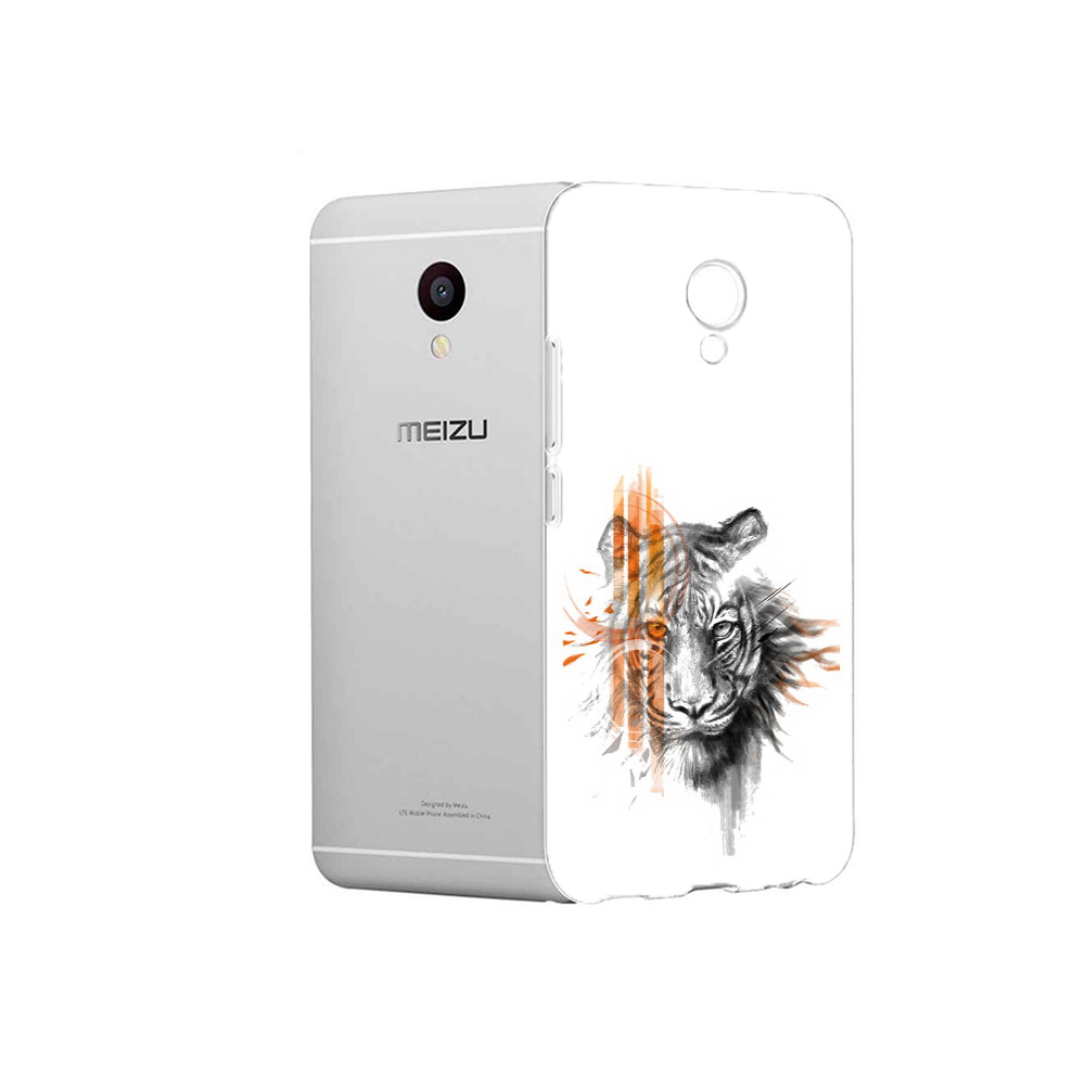 

Чехол MyPads Tocco для Meizu M3 огненный тигр (PT46043.81.526), Прозрачный, Tocco