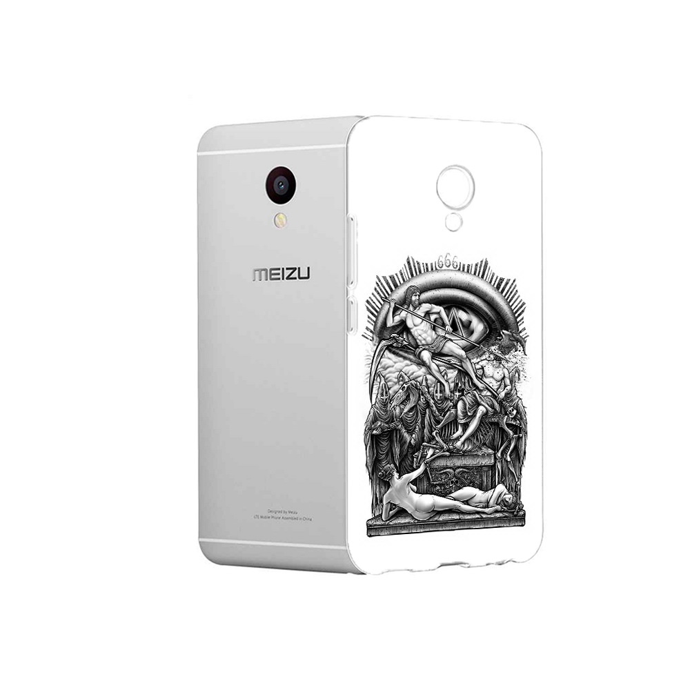 

Чехол MyPads Tocco для Meizu M3 оракул черно белый (PT46043.81.528), Прозрачный, Tocco