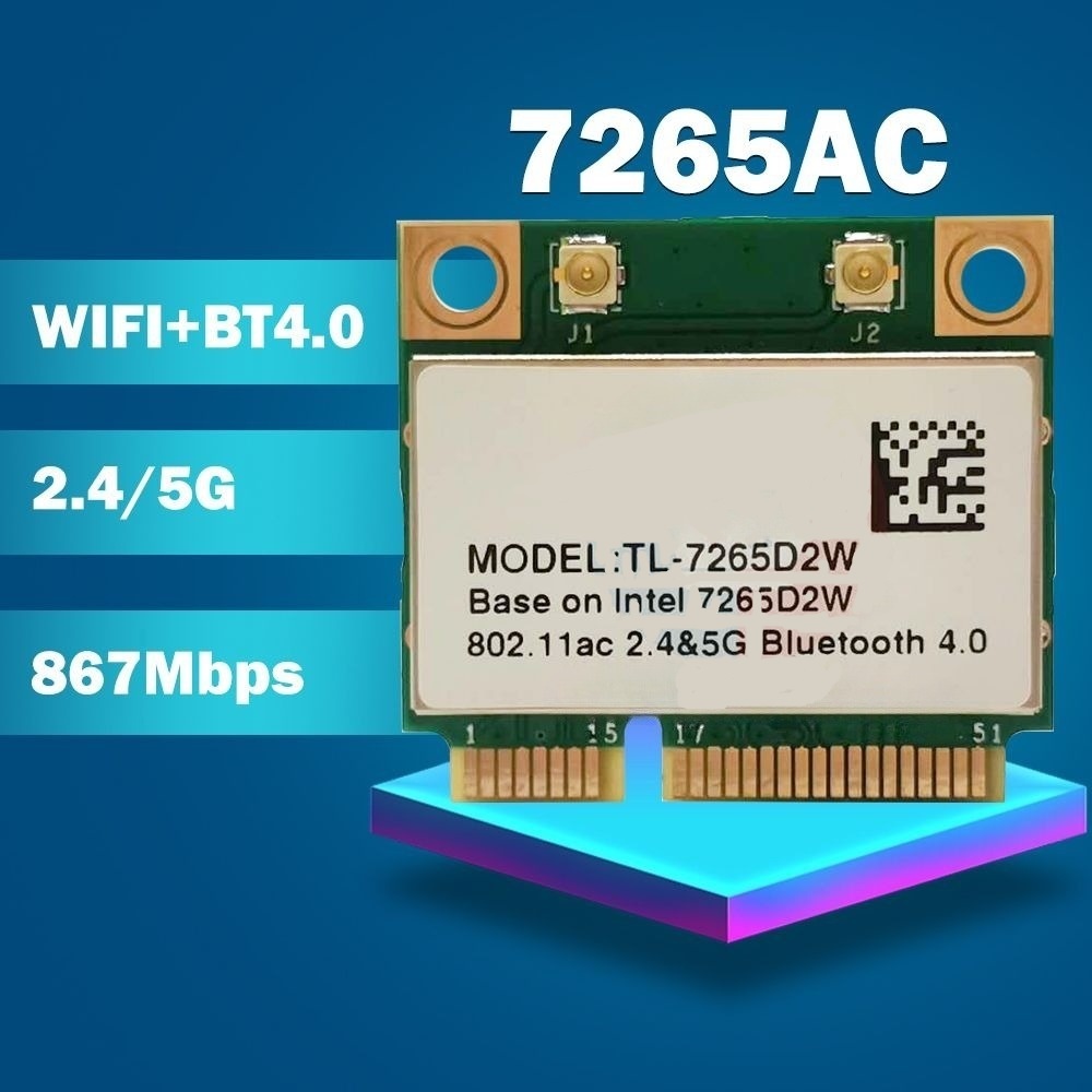 

Приемник Wi-Fi NoBrand Mini PCI-e 802.11n; 802.11a; 802.11g; 802.11ac, Зеленый;белый