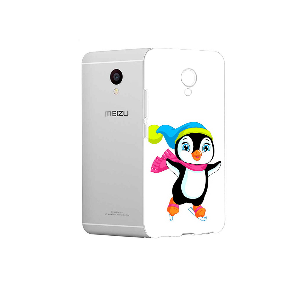 

Чехол MyPads Tocco для Meizu M3 пингвин на коньках (PT46043.81.540), Прозрачный, Tocco