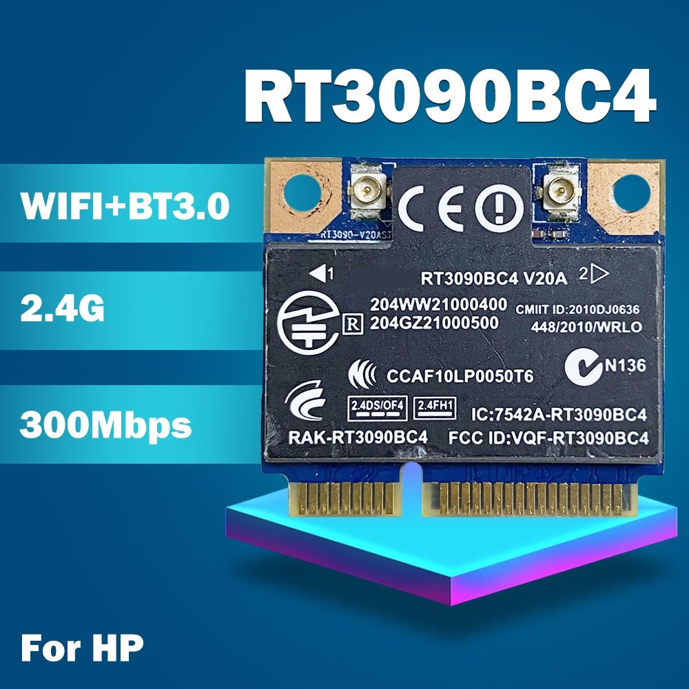 

Приемник Wi-Fi NoBrand Mini PCI-e 802.11n; 802.11a; 802.11g, Зеленый;белый