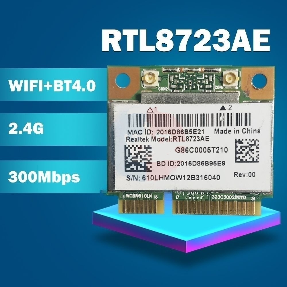 

Приемник Wi-Fi NoBrand Mini PCI-e 802.11n, Зеленый;белый