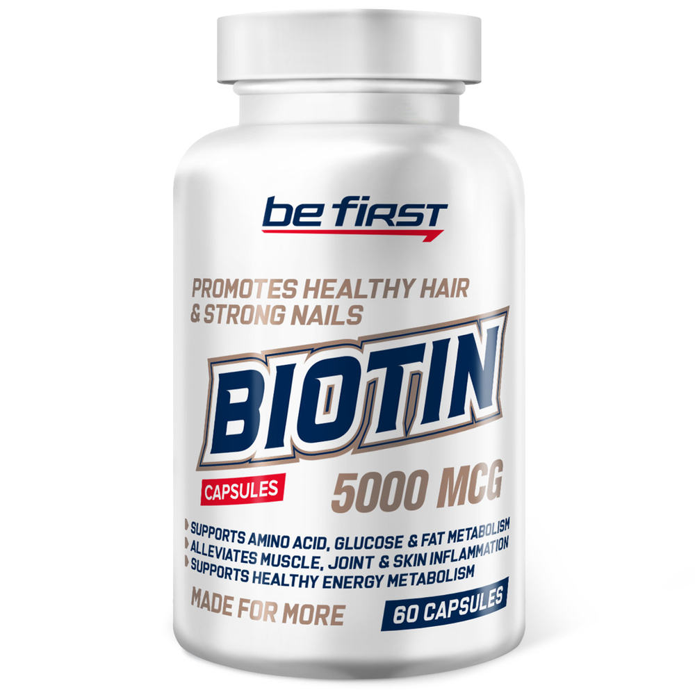 Биотин Be First Biotin 5000 mcg 60 капсул