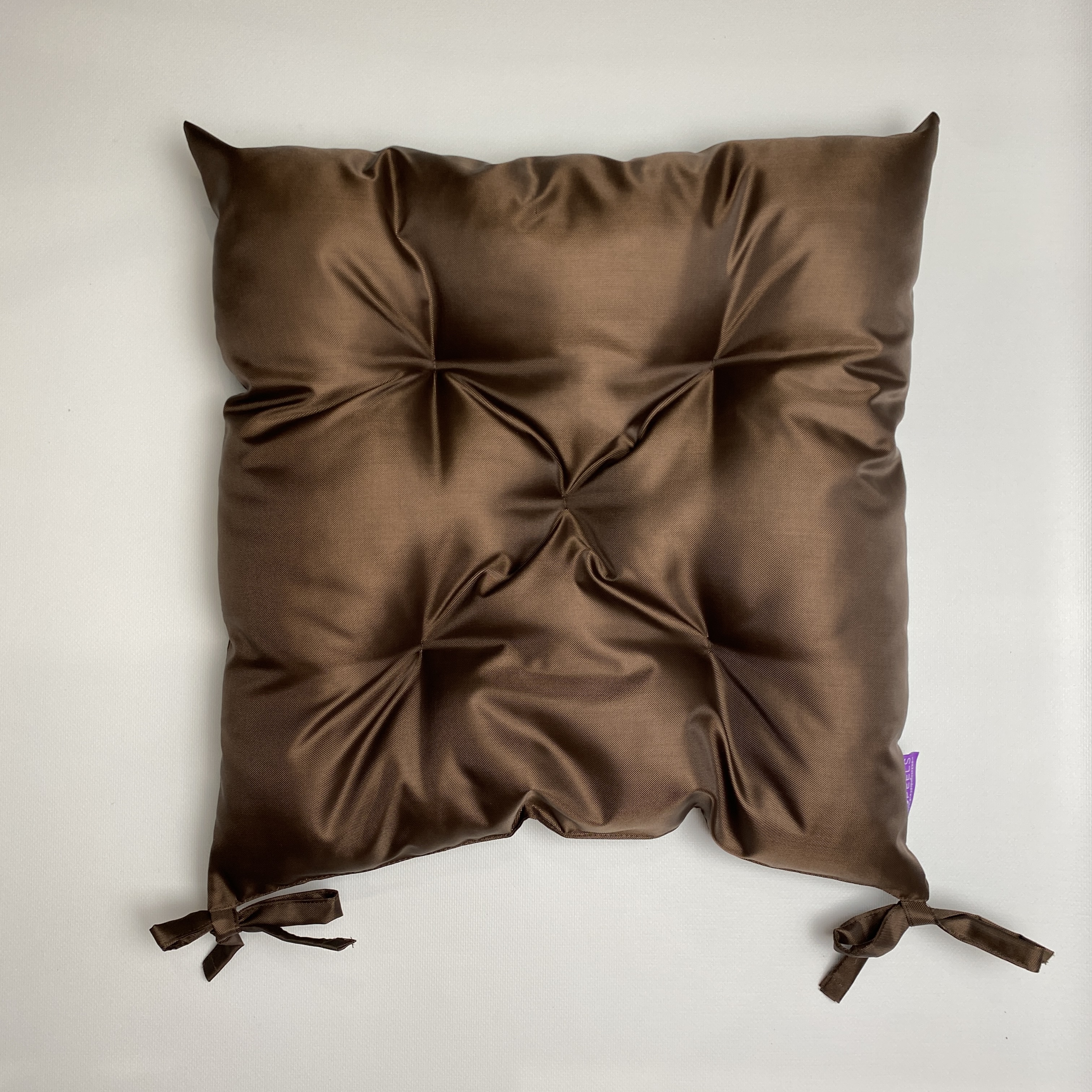 Подушка на стул Neopeels 45х45 см коричневая