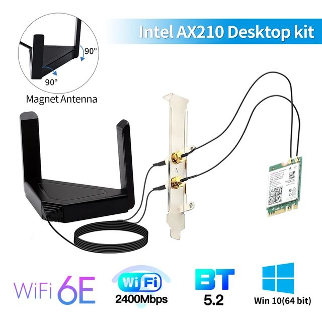 

Приемник Wi-Fi NoBrand для компьютера M.2, Зеленый;белый