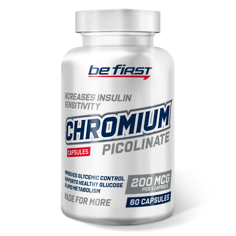 Хром Be First Chromium Picolinate 60 капсул