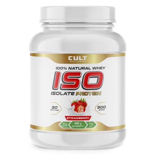 фото Протеин cult sport nutrition iso protein, 900 г, strawberry