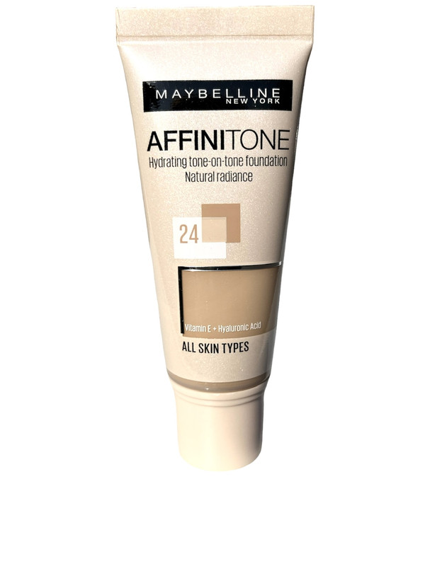 Тональный крем Maybelline New York Affinitone 30 мл Оттенок 24 Золотисто-Бежевый тональный крем maybelline