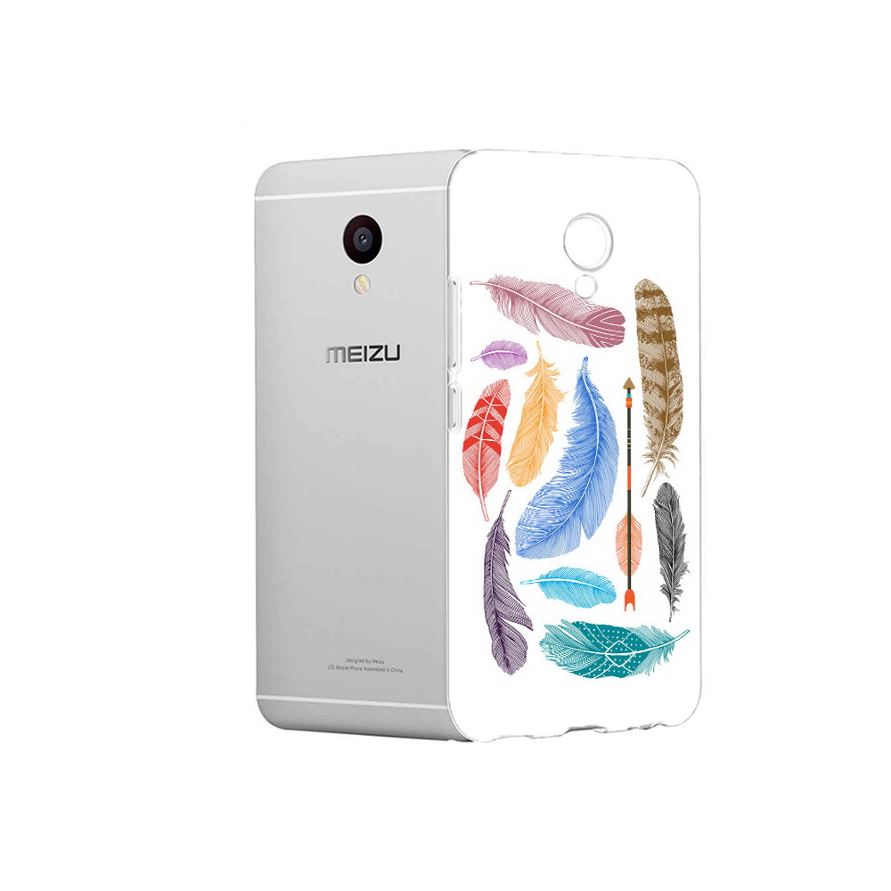 

Чехол MyPads Tocco для Meizu M3 разноцветные перья (PT46043.81.572), Прозрачный, Tocco