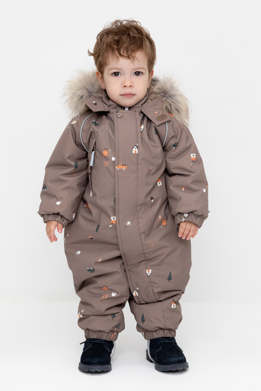 

Комбинезон детский CROCKID 1B OVL 0013 коричневый, 80, 1B OVL 001.3