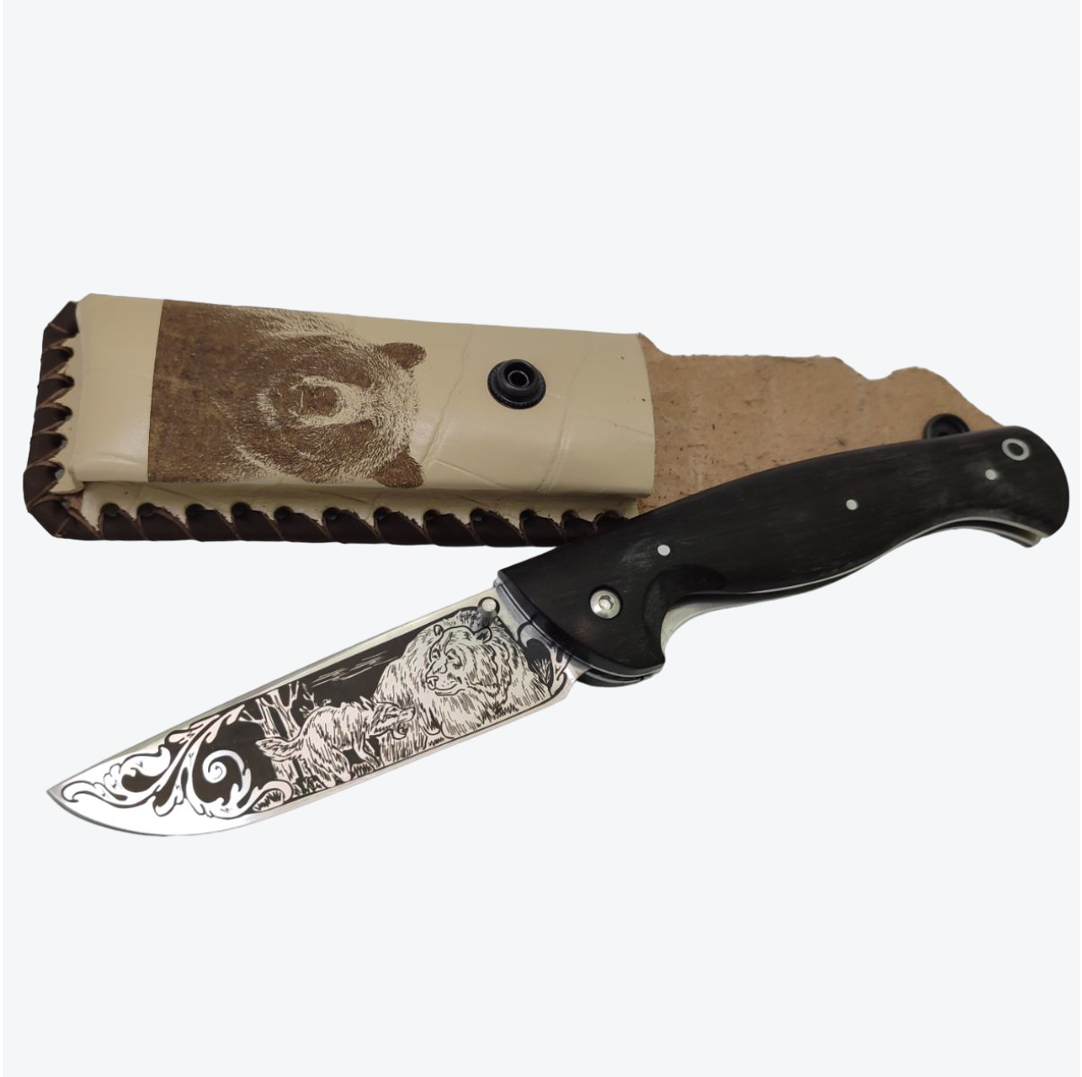 Нож туристический Мастерская Семина СИБИРЯК складной с фиксатором 5630₽