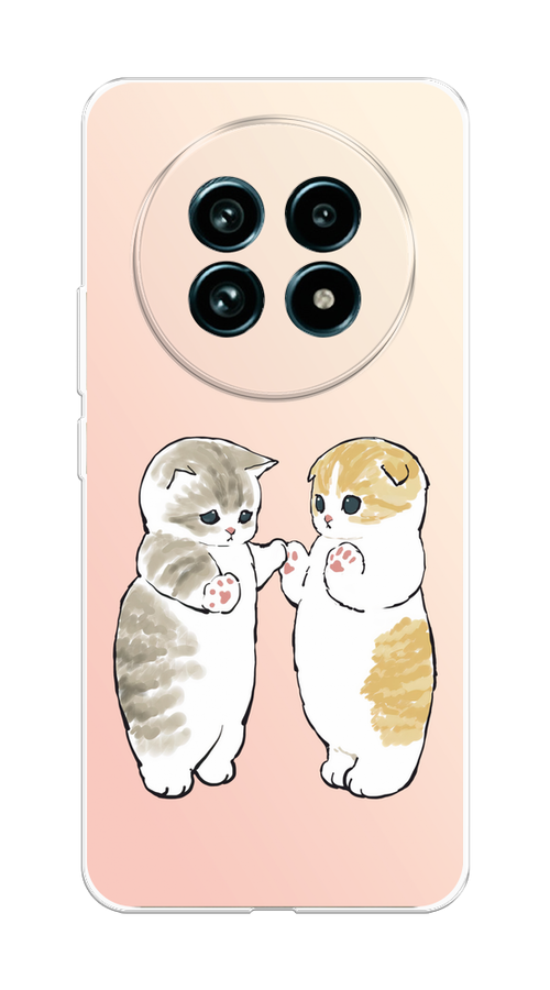 

Чехол на Realme 13 Pro+/13 Pro "Пухлые котики", Розовый;бежевый;серый, 2518150-1