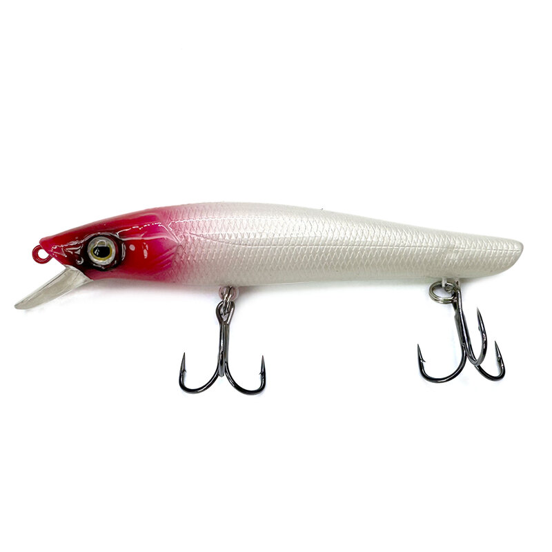 

Воблер Namazu Yuha Minnow, L-95мм, 8 г, C01, Красный;белый, Yuha Minnow