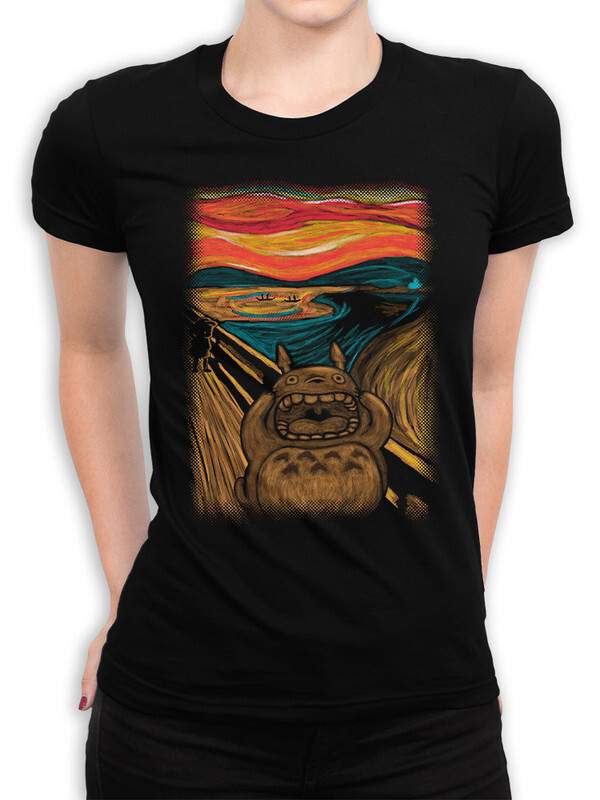 

Футболка женская Dream Shirts Крик Тоторо черная 2XL, Черный, Крик Тоторо