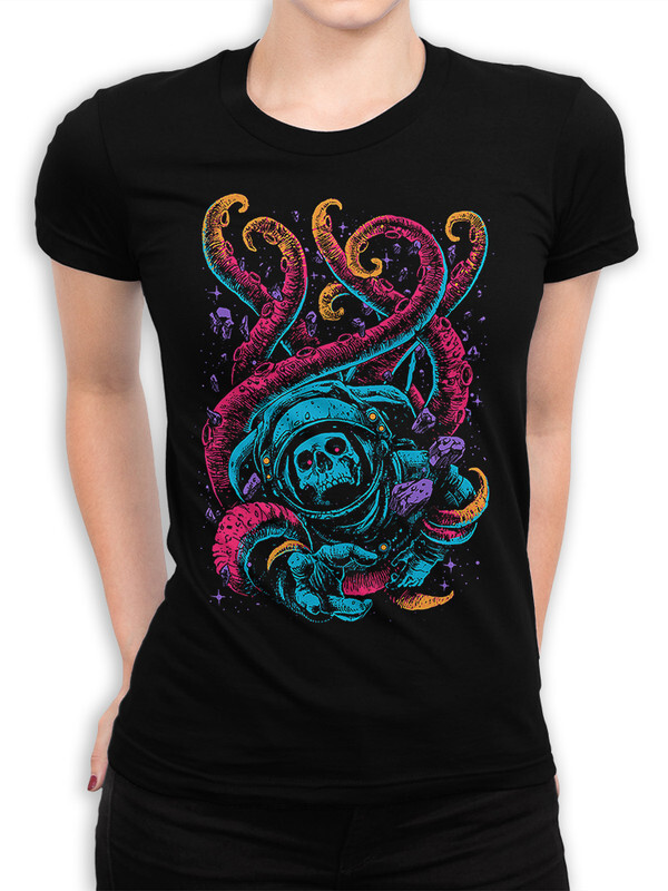 

Футболка женская Dream Shirts Опасный Космос черная L, Черный, Опасный Космос