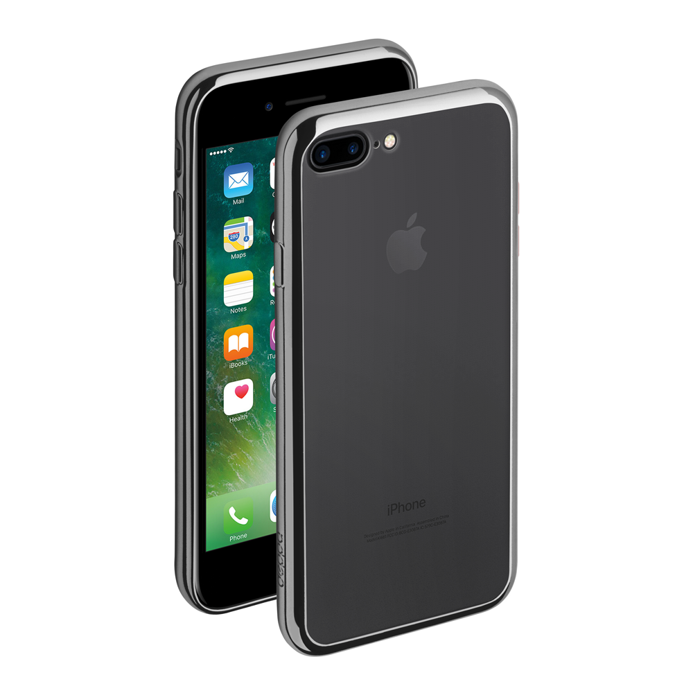 

Чехол Gel Plus Case для Apple iPhone 7/8 Plus, графит, Deppa 85260, Прозрачный, 85260