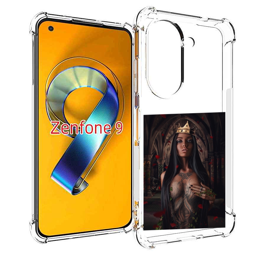 

Чехол MyPads багровый-пик для Asus Zenfone 9 (AI2202), Прозрачный, Tocco