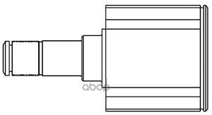 

Шрус Внутренний К-Т Chevrolet Matiz (M200 M250) GSP арт. 612001