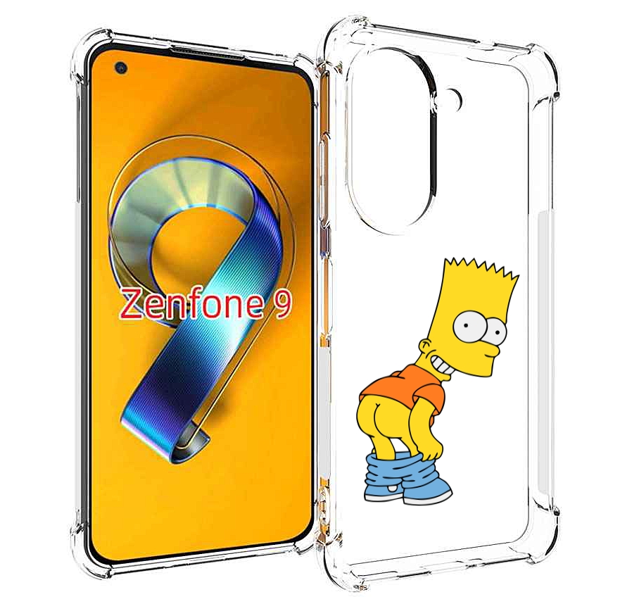 

Чехол MyPads барт-симпсон-довольный для Asus Zenfone 9 (AI2202), Прозрачный, Tocco