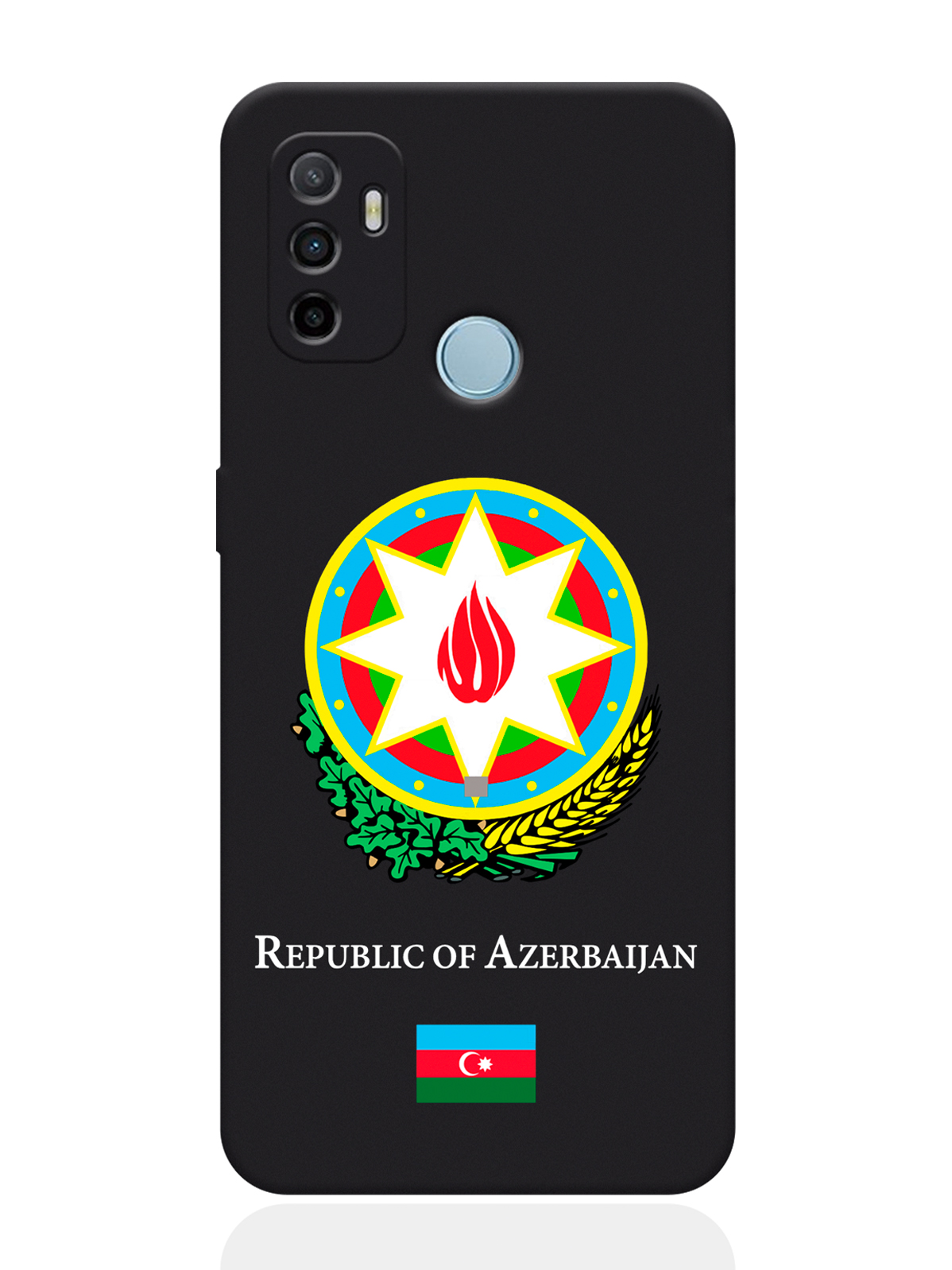 

Чехол SignumCase для Oppo A53 Герб Азербайджана, Разноцветный, Oppo