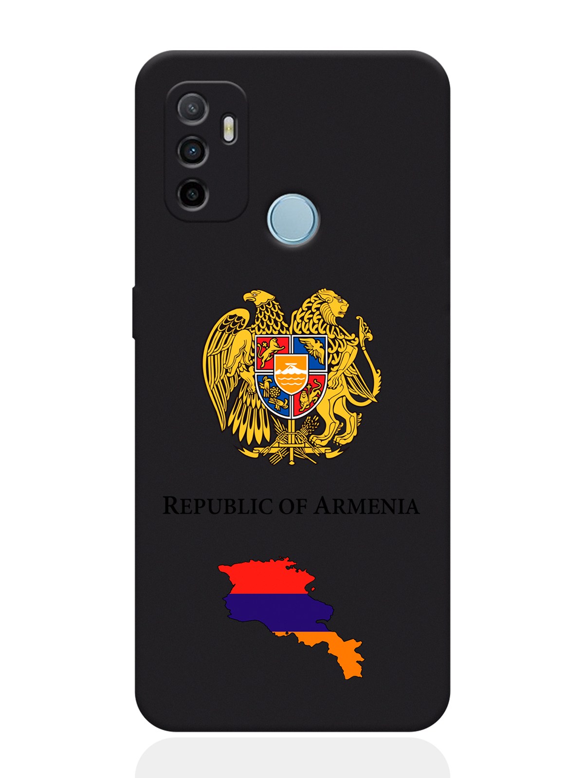 

Чехол SignumCase для Oppo A53 Герб Армении, Разноцветный, Oppo