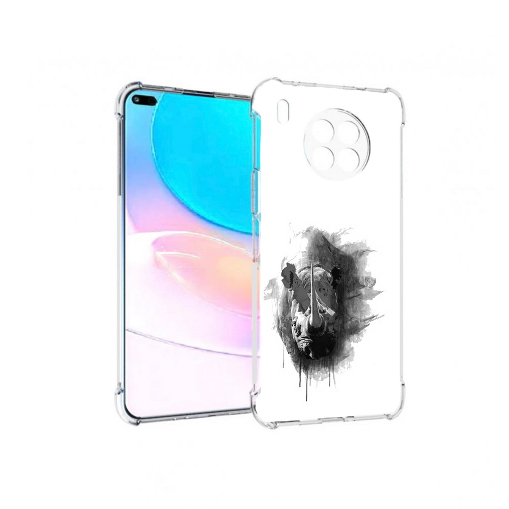 

Чехол задняя-панель-накладка-бампер MyPads носорог для Huawei Nova 8i, Прозрачный, Tocco