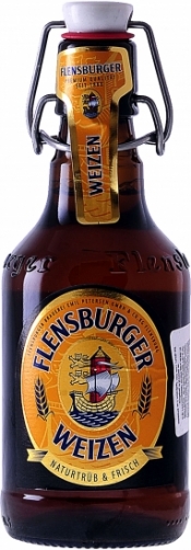 

Пиво Flensburger Weizen стеклянная тара, 0,5 л, Светлое