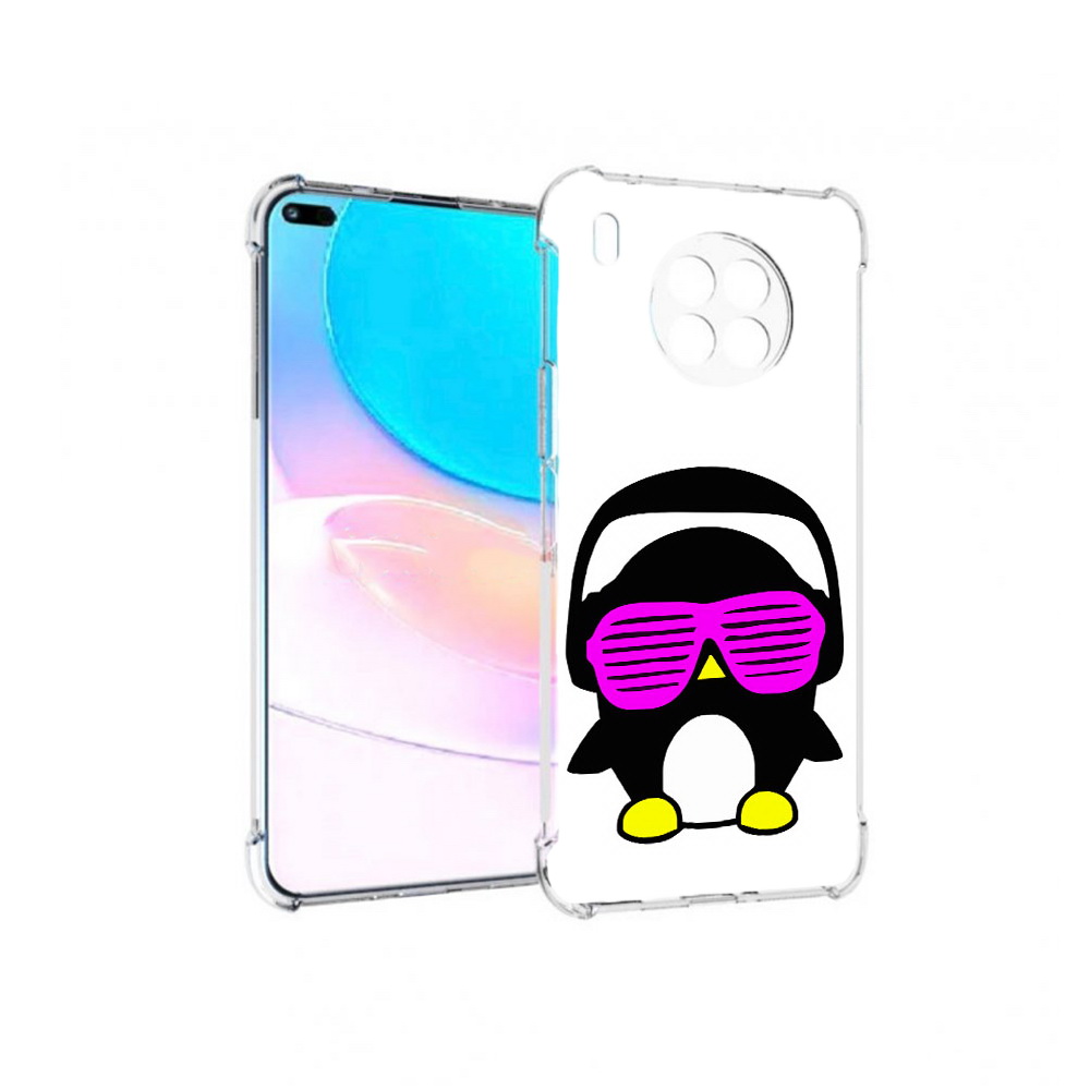 

Чехол задняя-панель-накладка-бампер MyPads пингвин для Huawei Nova 8i, Прозрачный, Tocco