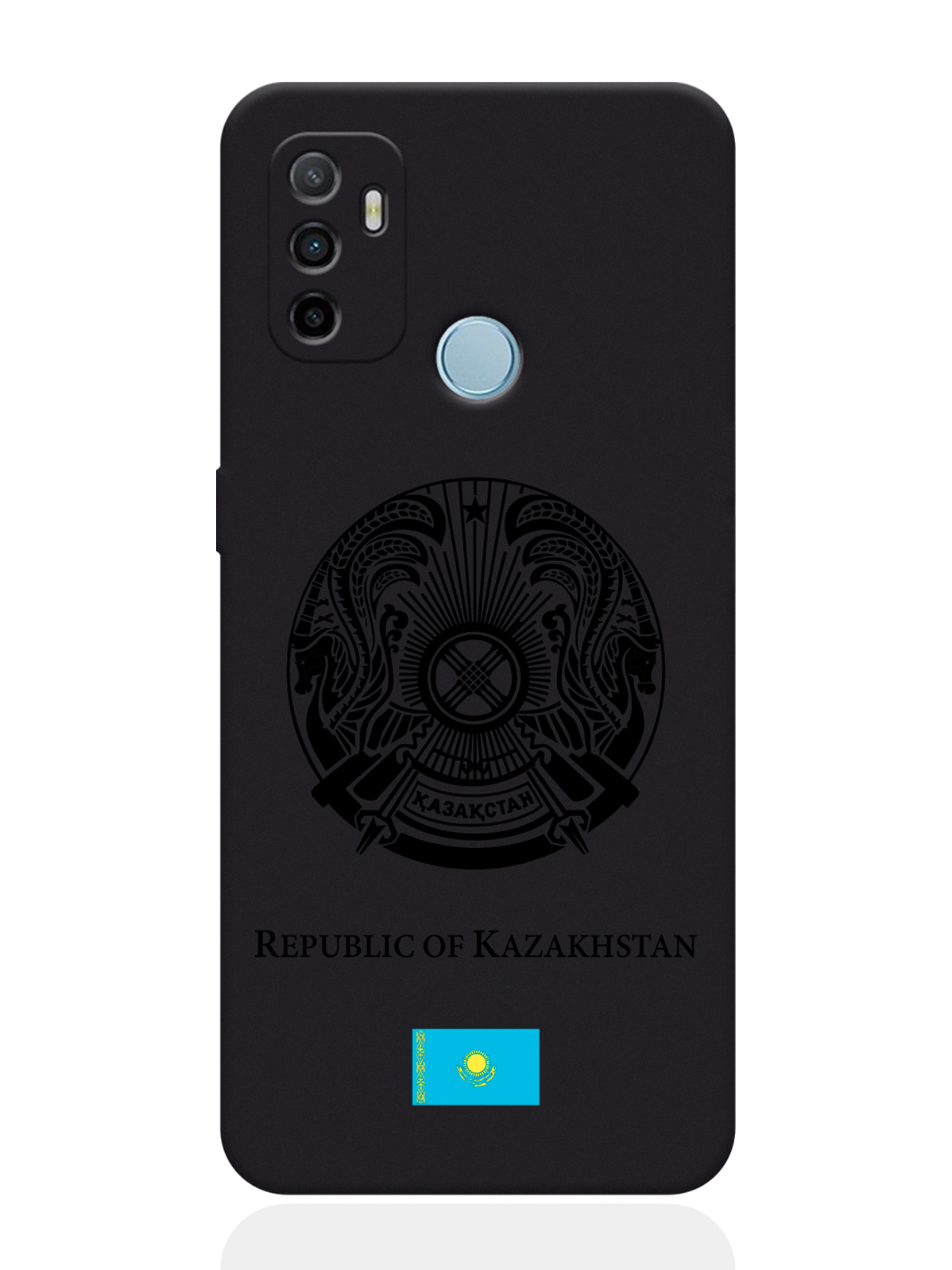 

Чехол SignumCase для Oppo A53 Черный лаковый Герб Казахстана, Oppo