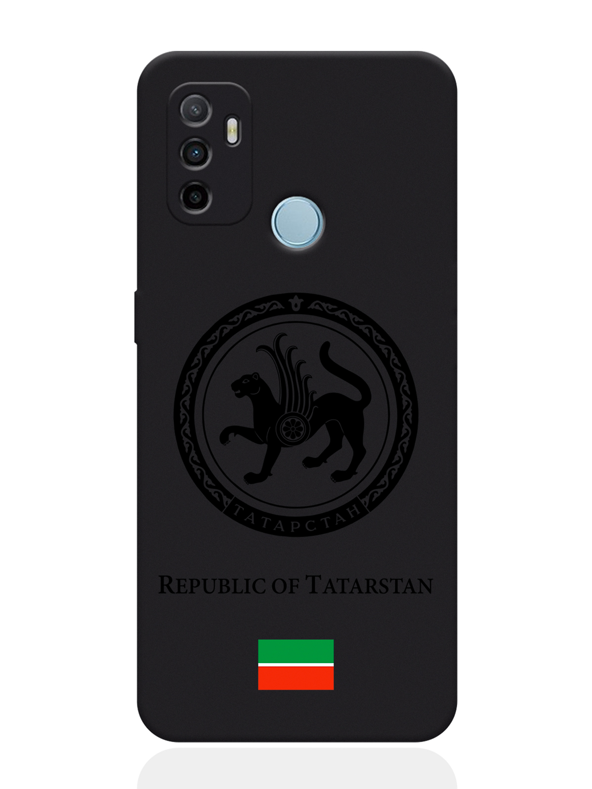 

Чехол SignumCase для Oppo A53 Черный лаковый Герб Татарстана, Oppo
