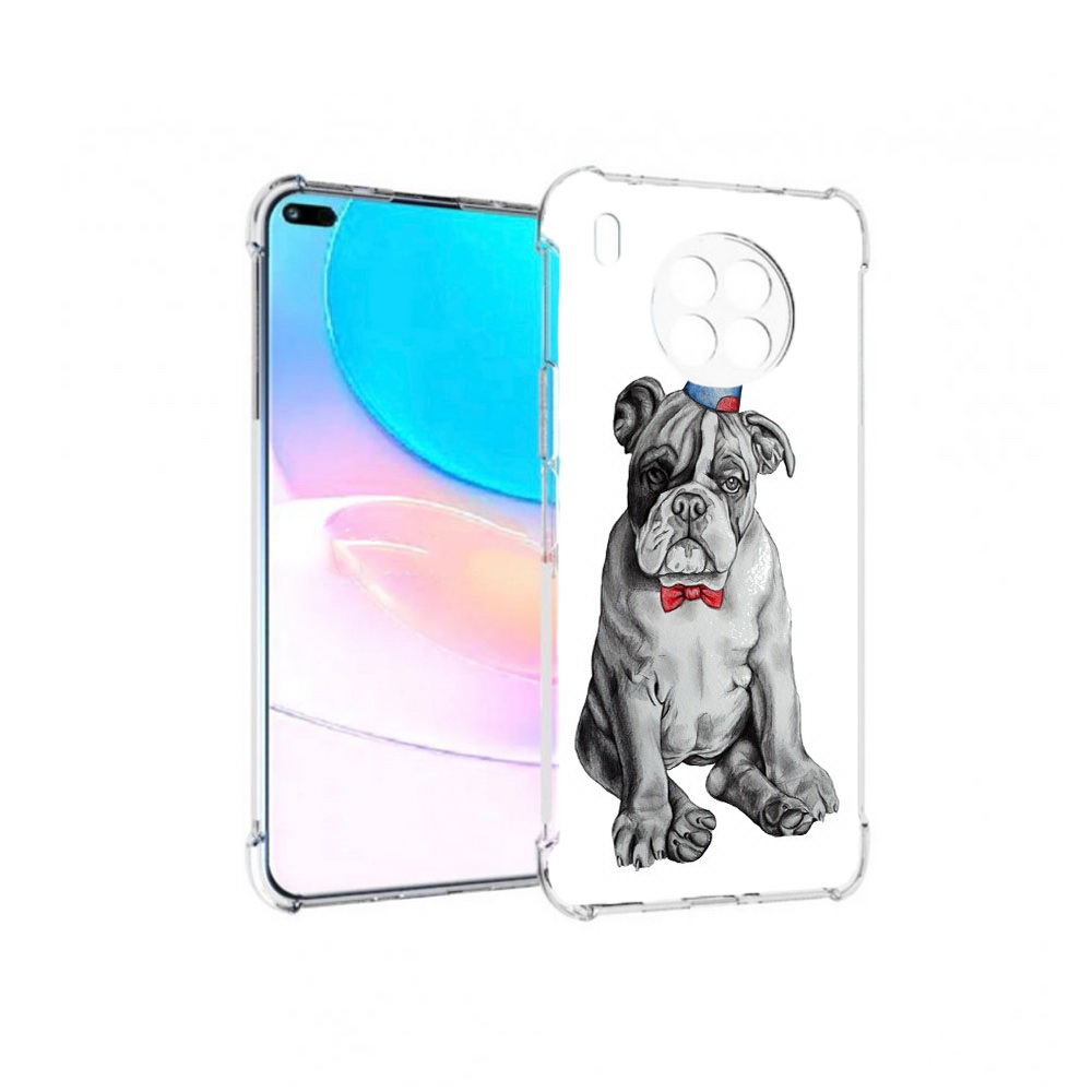 

Чехол задняя-панель-накладка-бампер MyPads праздничный щенок для Huawei Nova 8i, Прозрачный, Tocco