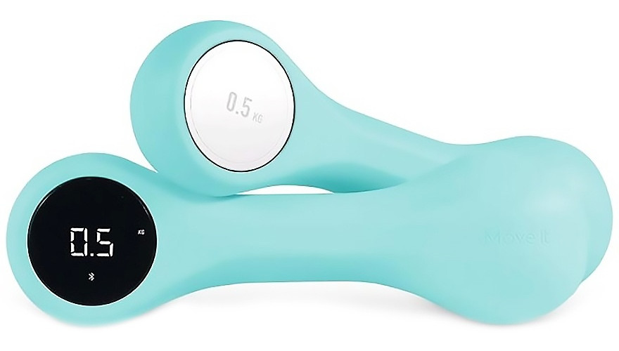 фото Умные гантели для фитнеса xiaomi move it beat 0.5 kg light green (mvdb0011)