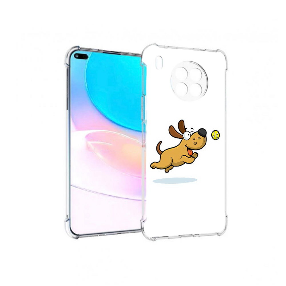 

Чехол задняя-панель-накладка-бампер MyPads пёсик для Huawei Nova 8i, Прозрачный, Tocco