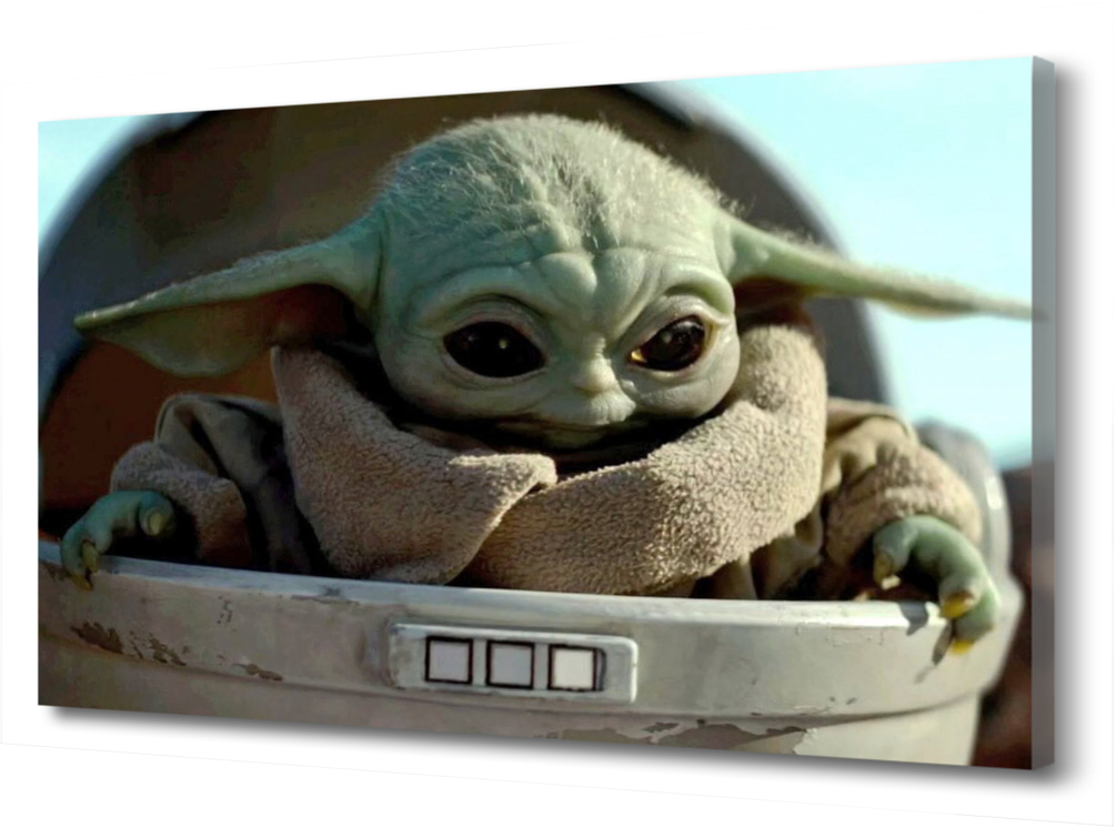 

Картина на холсте Звездные войны Малыш Йода Грогу PRC-24 (90x60см). Натуральный холст