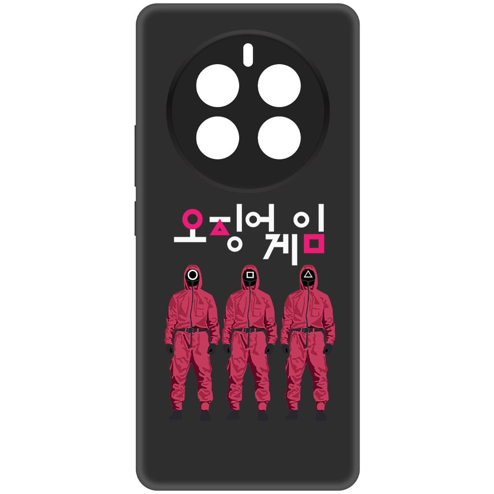 

Чехол-накладка Krutoff Soft Case Игра в кальмара-Персонал для Realme 12 Pro 5G черный
