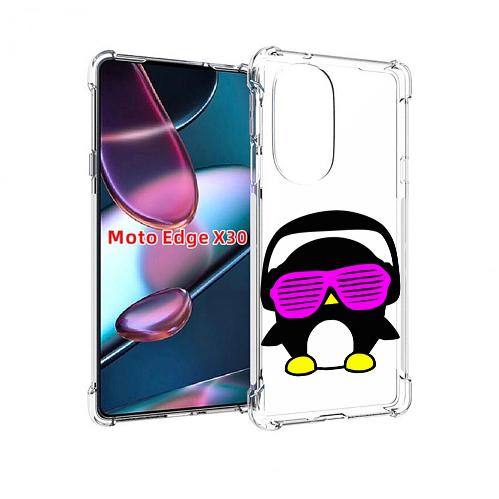 

Чехол MyPads пингвин для Motorola Moto Edge X30, Прозрачный, Tocco
