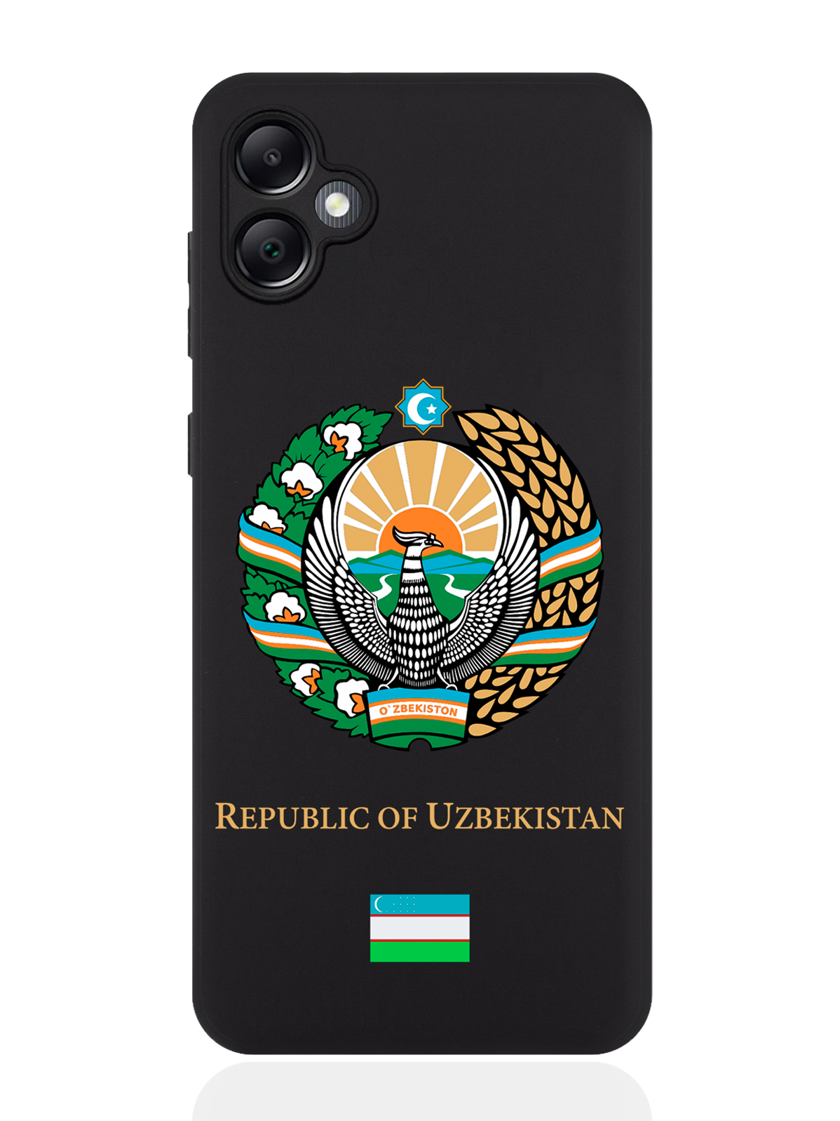 

Чехол SignumCase для Samsung A05 Герб Узбекистана, Разноцветный, Samsung