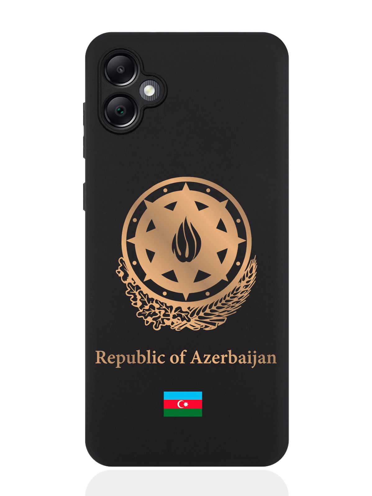 

Чехол SignumCase для Samsung A05 Золотой Герб Азербайджана, Разноцветный, Samsung