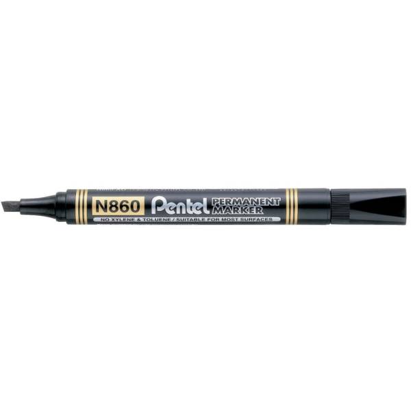 Перманентный маркер Pentel 1.8/4.5мм, черный N860-A