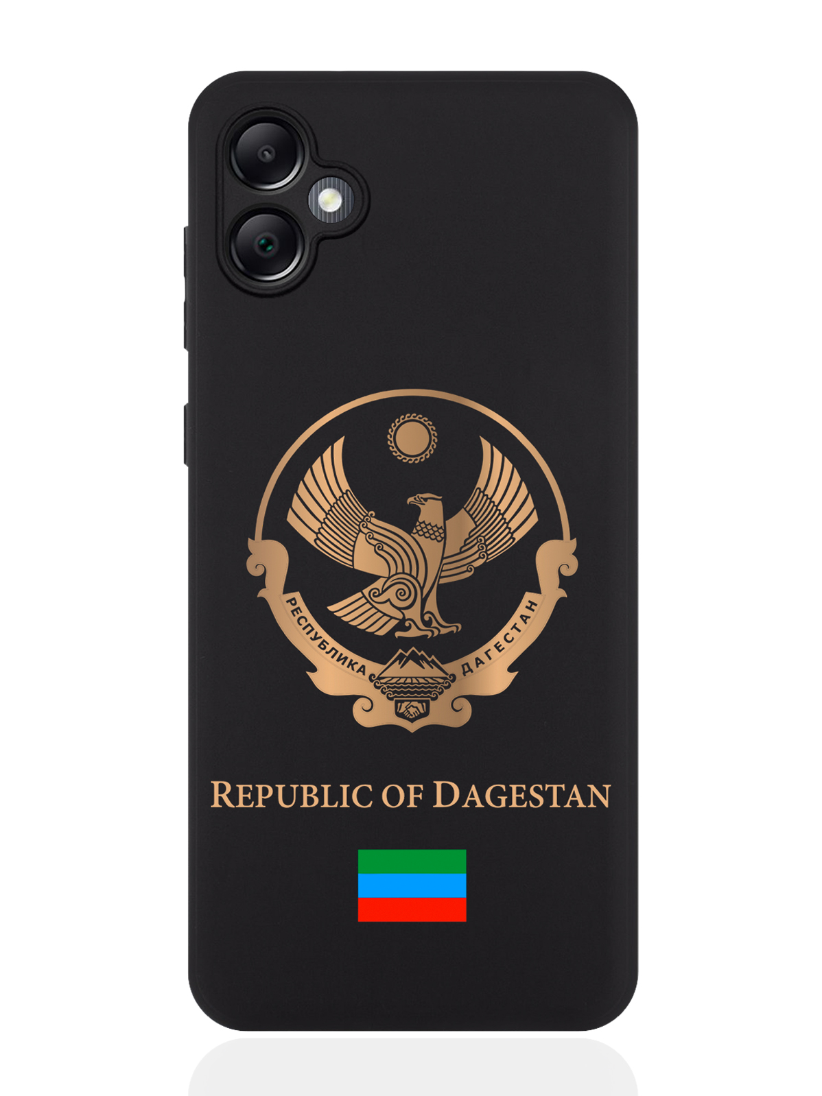 

Чехол SignumCase для Samsung A05 Золотой Герб Дагестана, Черный;белый, Samsung